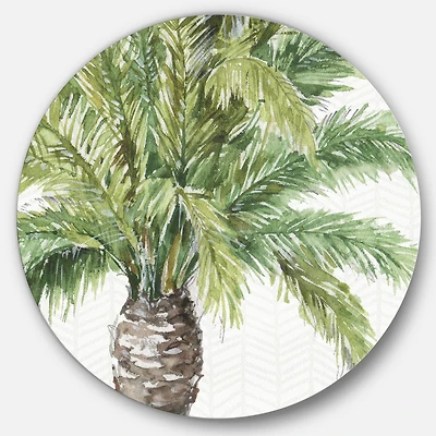 Designart - Mixed Botanical Greens palms V