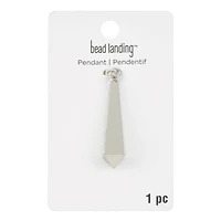 Silver Metal Icicle Prism Pendant by Bead Landing™