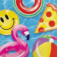 Cool Pool Paper Lunch Napkins, 80ct.