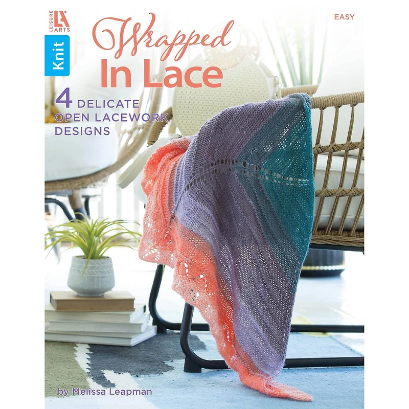 Leisure Arts® Knit Wrapped in Lace Book