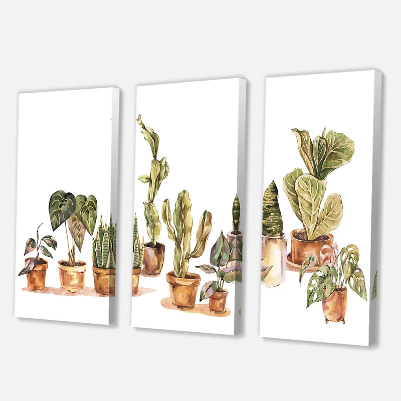 Designart - Indoor House Plants Urban Jungle I