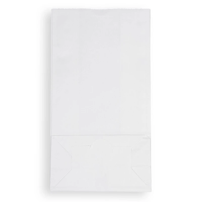 JAM Paper White Small Plus Kraft Lunch Bags, 500ct.