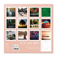 TF Publishing 2024 Zen Nature Bilingual Wall Calendar