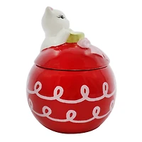 6.25" Ornament Container with Cat Lid by Ashland®