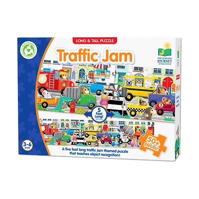 Long & Tall Puzzle - Traffic Jam: 50+ Pcs
