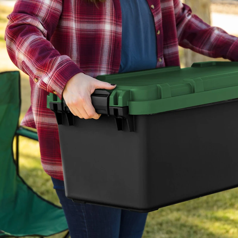 Iris® Remington 60 Qt. Black, Heavy Duty Trailbox, 2 Ct