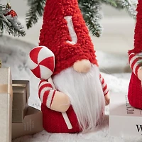 Glitzhome® JOY Christmas Gnome Fabric Décor, 3ct.