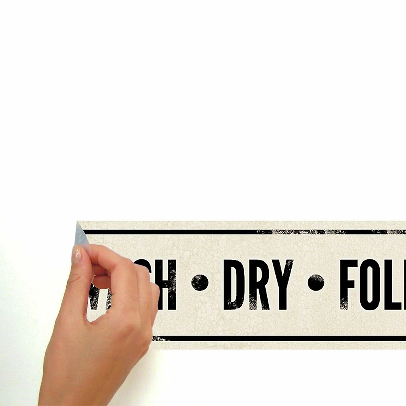 RoomMates Laundry Quote Peel & Stick Wall Decals