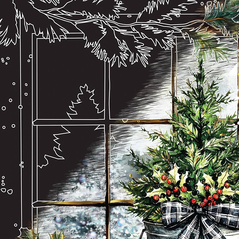 Brea Reese™ 6" x 8" Country Holiday Scratch Art Paper Pad