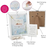 Kate Aspen® Blue Elephant Baby Shower Guest Book Alternative