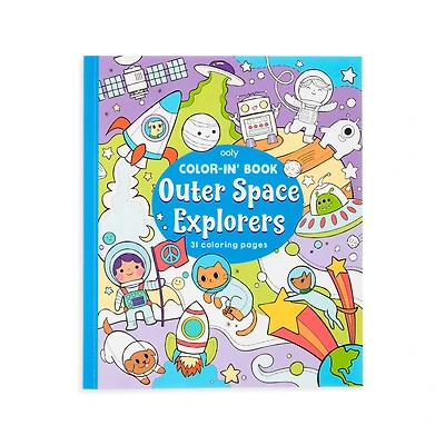 OOLY Color-in' Book: Outer Space Explorers