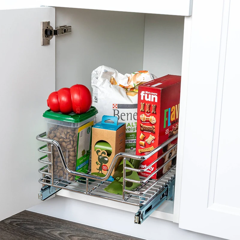 Household Essentials Glidez Chrome Cabinet Organizer