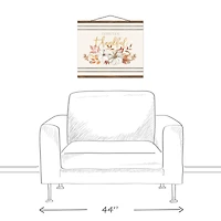 Forever Thankful 16" x 20" Teak Hanging Canvas