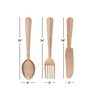 Copper Aluminum Utensils Wall Decor