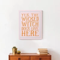 Wicked Witch Canvas Wall Art