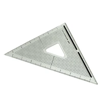 12 Pack: Art Alternatives 45° Acrylic Cutting Edge Triangle, 8"
