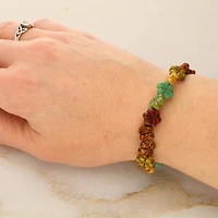 Autumn Czech Glass Flower Beads, 10.6mm by Bead Landing™