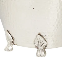 The Novogratz 14" Silver Aluminum Traditional Wine Holder