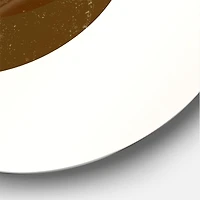 Designart - Abstract Geometric Half Moons In Earth Tones