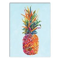 Funky Pineapple 12" x 16" Canvas Wall Art