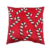 16" Candy Cane Throw Pillow by Ashland®