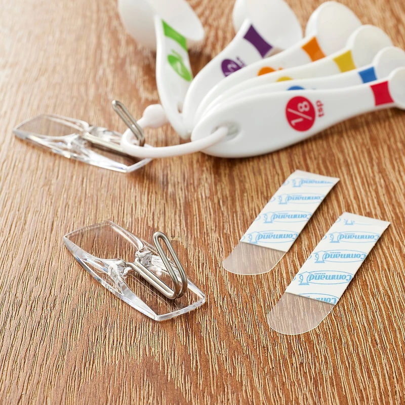 12 Packs: 2 ct. (24 total) Command™ Clear Medium Wire Hooks