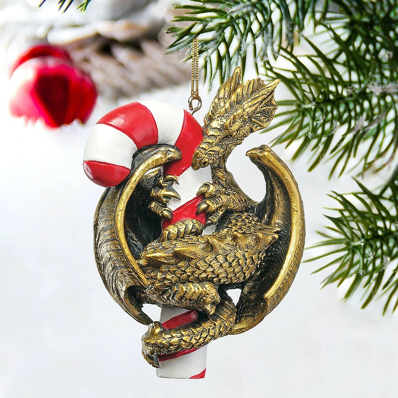 Design Toscano Dragon with a Sweet Tooth Ornament