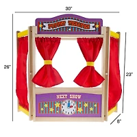 Toy Time Wooden Tabletop Puppet Theater