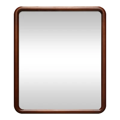 18" x 21" Rounded Corner Wood Decorative Mirror by Ashland®
