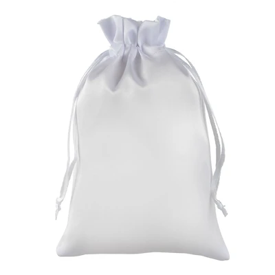 4.5" x 7" White Satin Favor Bags, 12ct. by Celebrate It™