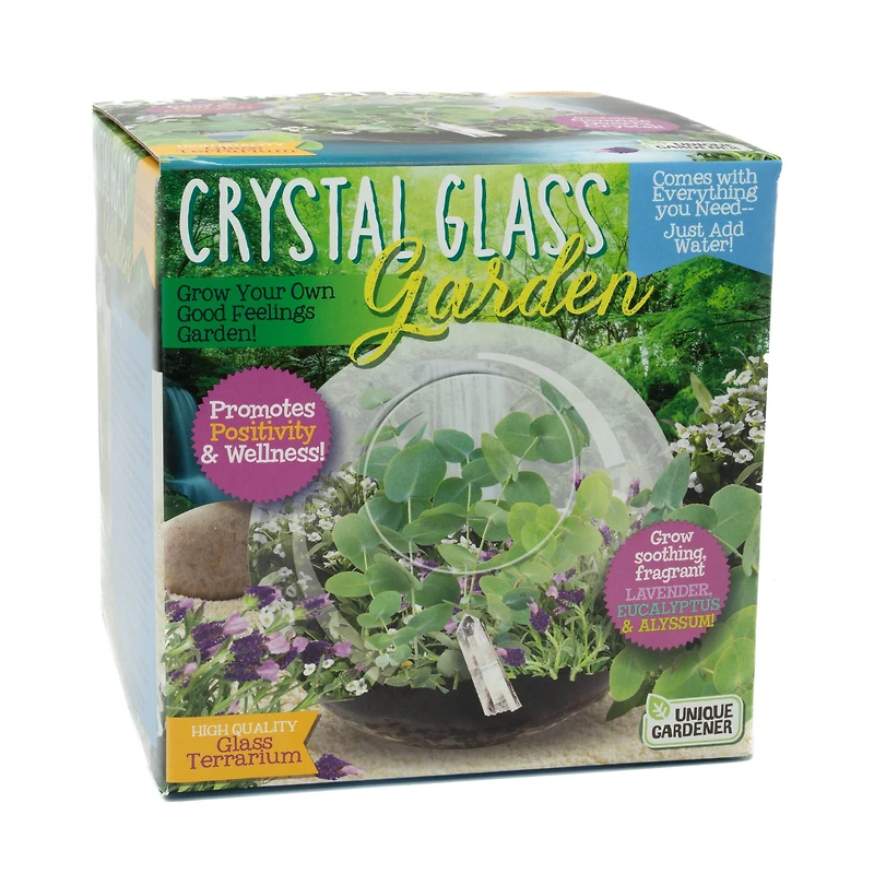 Glass Terrarium - Crystal Glass Garden
