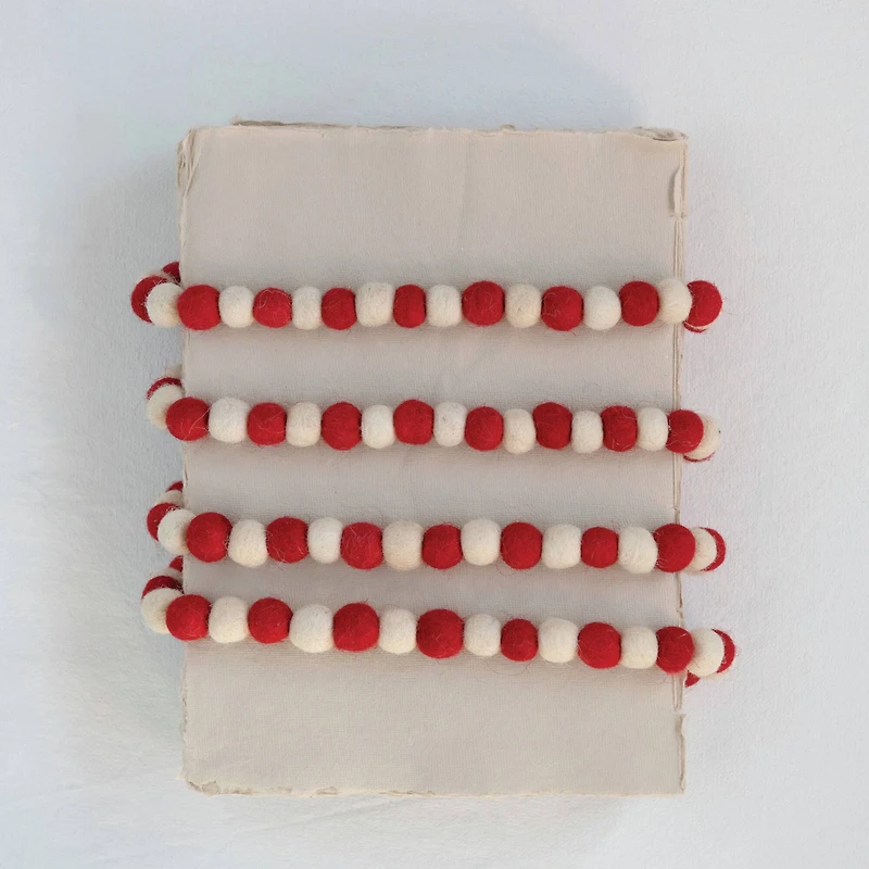 Hello Honey® 6ft. Wool Felt Ball Garland