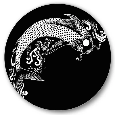 Designart - Chinoiserie Koi Fish I