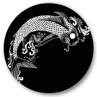 Designart - Chinoiserie Koi Fish I