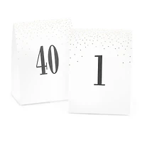 Hortense B. Hewitt Co. Gold Dots Table Number Tents