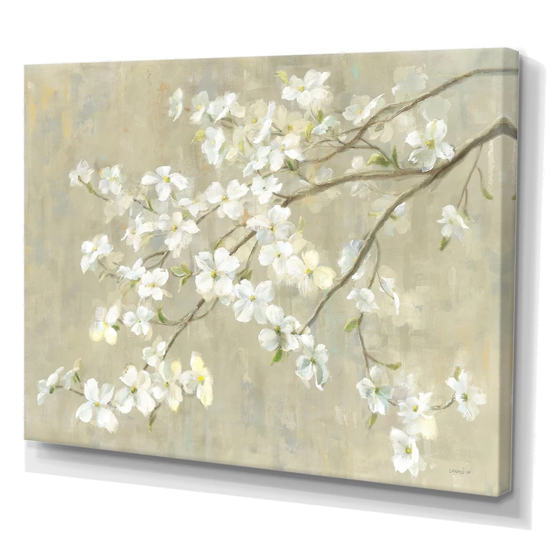 Designart - Dogwood in Spring Neutral