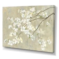 Designart - Dogwood in Spring Neutral