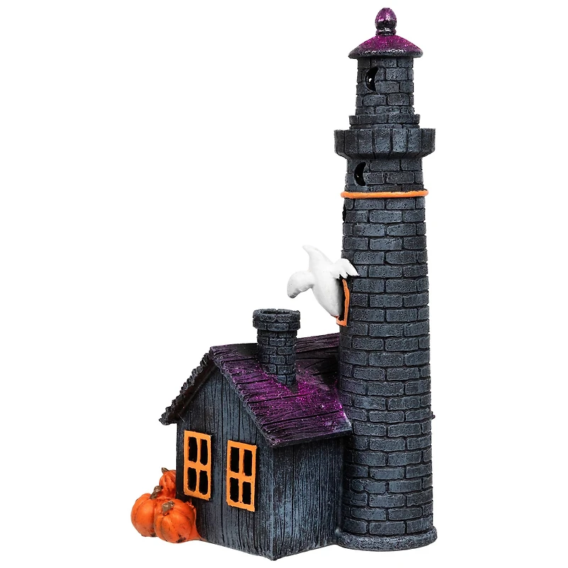 12" LED Lighted Haunted House Halloween Decoration