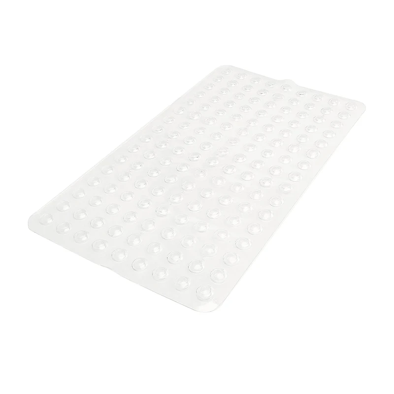 Bath Bliss Clear Sanitized Non-Slip Bath Mat