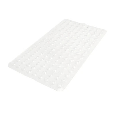 Bath Bliss Clear Sanitized Non-Slip Bath Mat