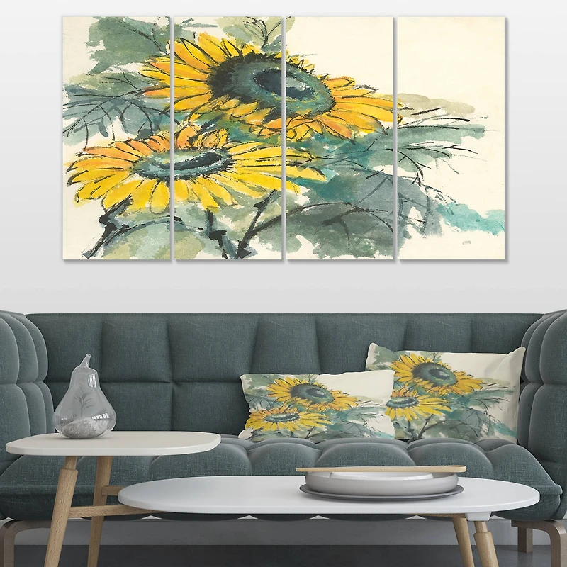 Designart - Tradionnal Sunflower I