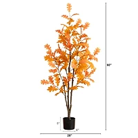 5ft. Artificial Autumn Oak Tree