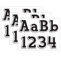 Creative Teaching Press Fancy Black 4" Designer Letters, 3 Packs of 210