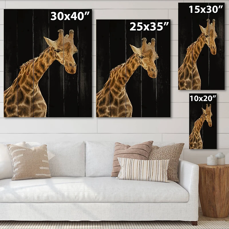 Designart - Portrait of A Giraffe VI