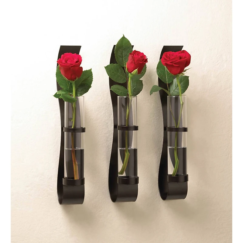 14.5" Billow Wall Sconce Vase Trio