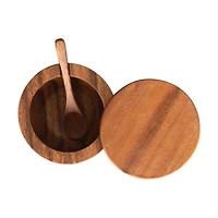 Hello Honey® Acacia Wood Covered Jar with Spoon
