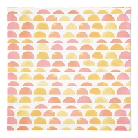 Half Circle Pattern 10" x 10" Cotton Twill Napkin