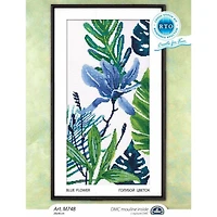 RTO Blue Flower 2 Counted Cross Stitch Kit