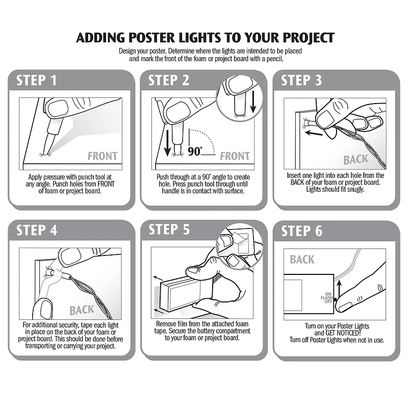 ArtSkills® 20ct. Cool White LED String Lights