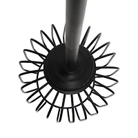 Lalia Home Ironhouse 7" Black 1-Light Metal Caged Mini Pendant